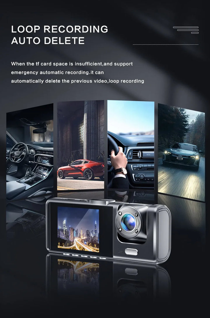 Dashcam mit Nachtsicht und IR-Technologie Skanto