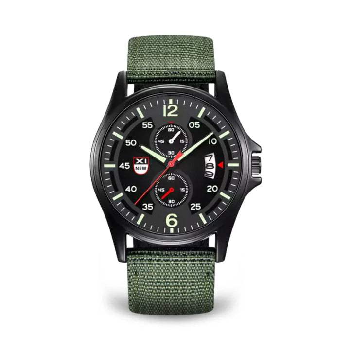 Skanto | Militär-Quarzuhr – Leichte taktische Nylonarmbanduhr für Herren