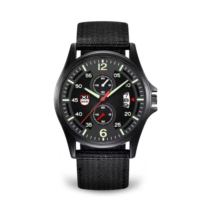 Skanto | Militär-Quarzuhr – Leichte taktische Nylonarmbanduhr für Herren