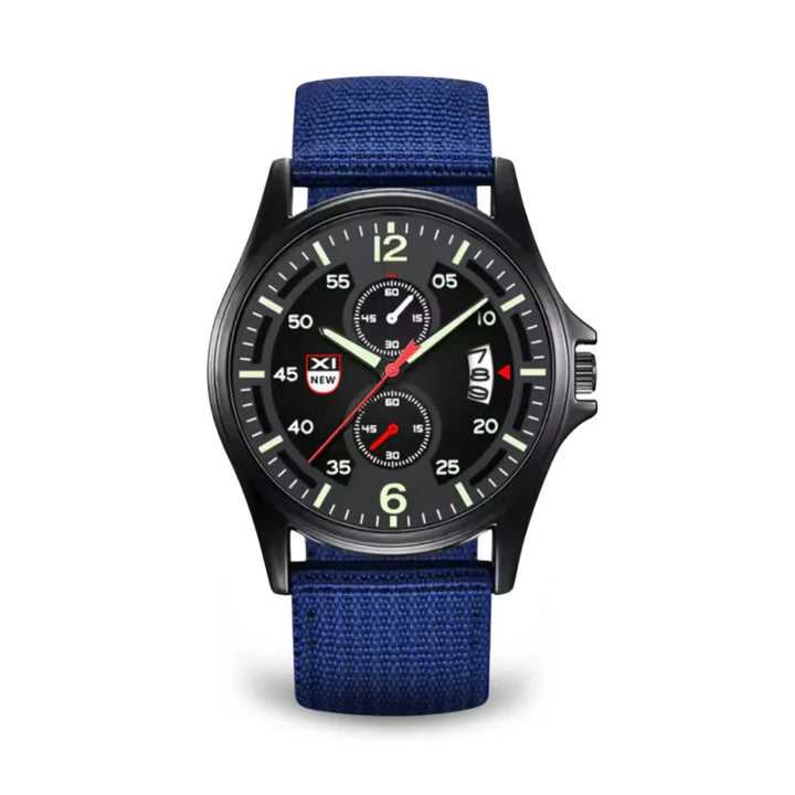 Skanto | Militär-Quarzuhr – Leichte taktische Nylonarmbanduhr für Herren