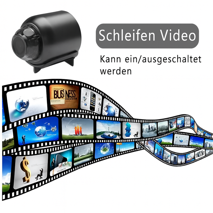 Skanto | Mini-Überwachungskamera WLAN Nachtsicht Bewegungserkennung
