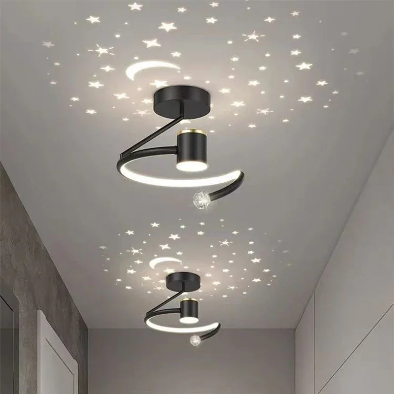 Skanto LED-Sternenhimmel-Deckenlampe – Modernes Kronleuchter-Design für Kinder- und Wohnzimmer