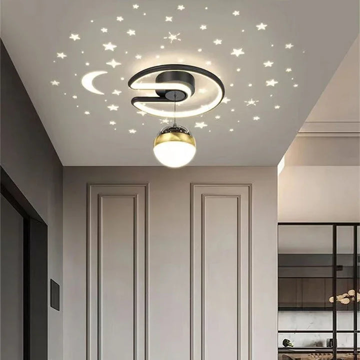 Skanto LED-Sternenhimmel-Deckenlampe – Modernes Kronleuchter-Design für Kinder- und Wohnzimmer