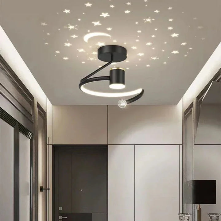 Skanto LED-Sternenhimmel-Deckenlampe – Modernes Kronleuchter-Design für Kinder- und Wohnzimmer