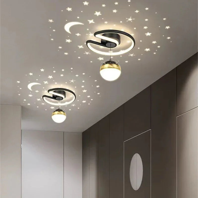 Skanto LED-Sternenhimmel-Deckenlampe – Modernes Kronleuchter-Design für Kinder- und Wohnzimmer