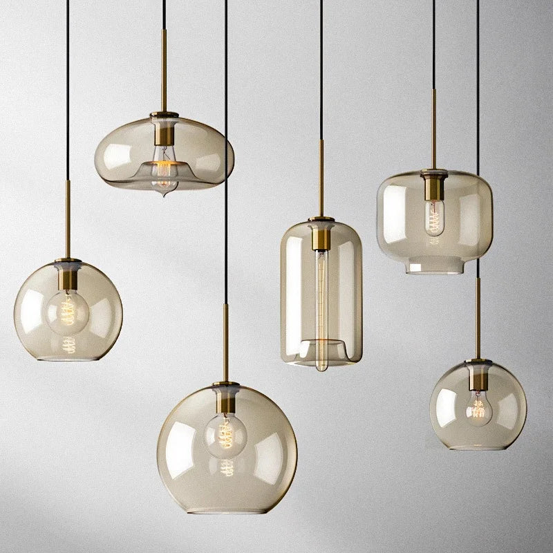 Skanto | NordicGlas - Moderne skandinavische Glas-Pendelleuchte für Esszimmer und Wohnzimmer