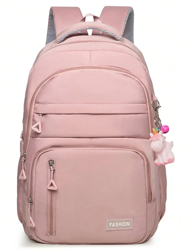 Skanto | Wasserdichter pinker Mädchenrucksack mit Laptopfach – Stilvolle und praktische Schultasche