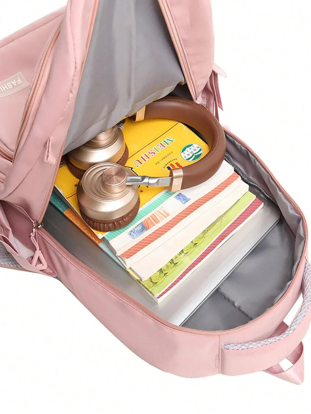Skanto | Wasserdichter pinker Mädchenrucksack mit Laptopfach – Stilvolle und praktische Schultasche