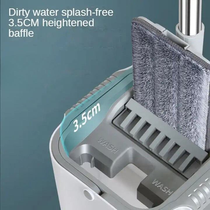 Skanto | Ultimatives 360° Mopp- & Eimer-Set mit Aluminiumgriff