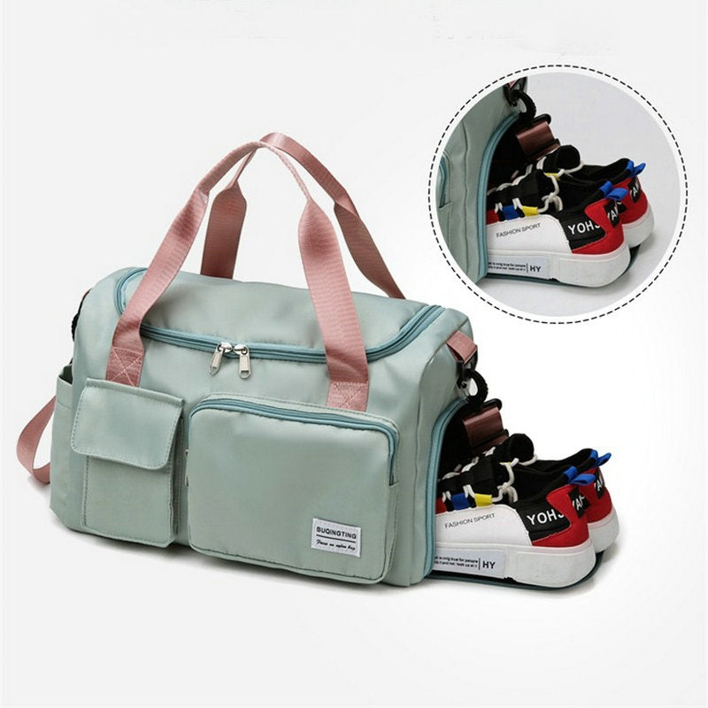 Skanto | Multi-Pocket Reisetasche, Sport- & Gymtasche mit separatem Schuhfach