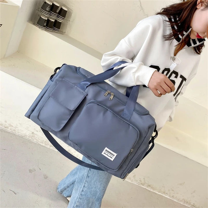 Skanto | Multi-Pocket Reisetasche, Sport- & Gymtasche mit separatem Schuhfach