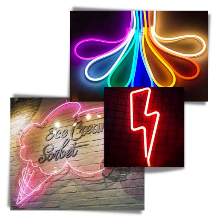Bunte Neon-LED-Lichterkette