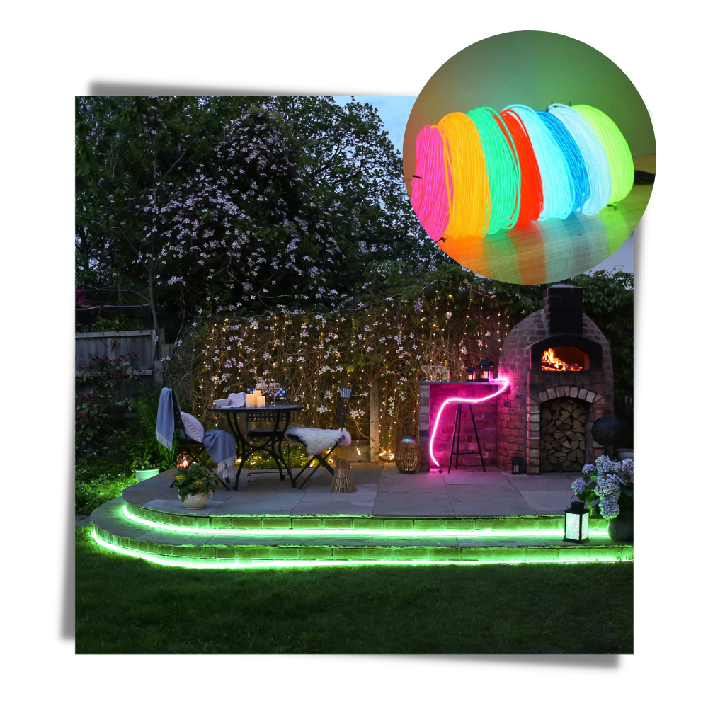 Bunte Neon-LED-Lichterkette