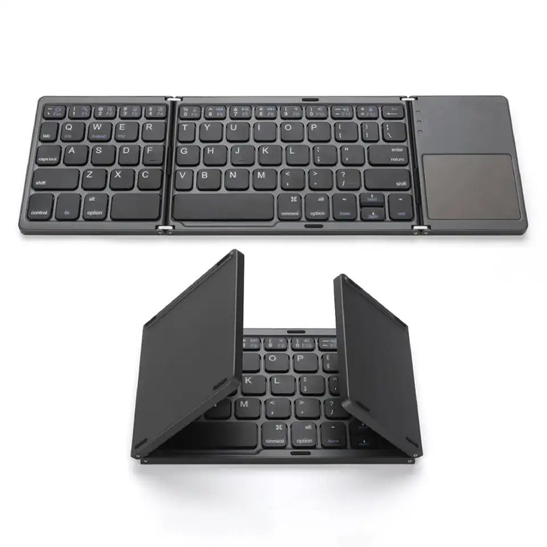 Skanto | Faltbare Bluetooth-Tastatur | Integriertes Touchpad | Schwarz