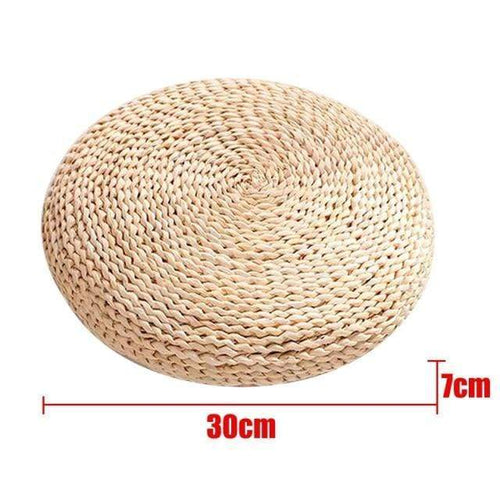 Natürliches Tatami Stroh-Sitzkissen Skanto