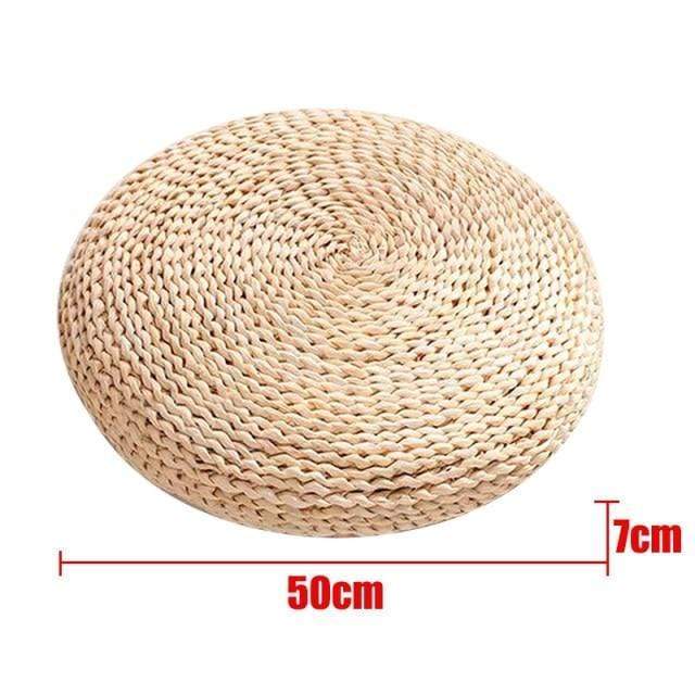 Natürliches Tatami Stroh-Sitzkissen Skanto