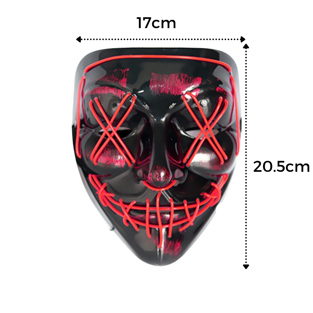 Neon-LED-Maske