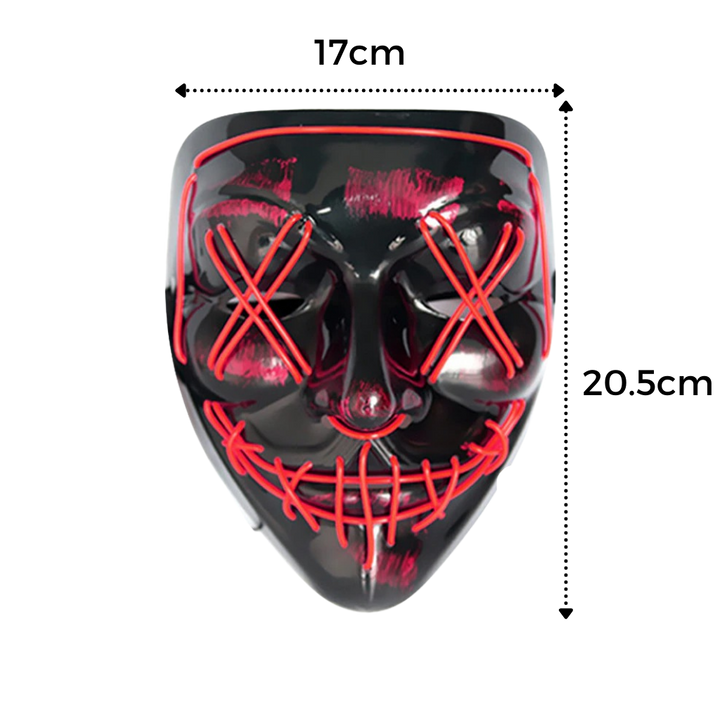 Neon-LED-Maske