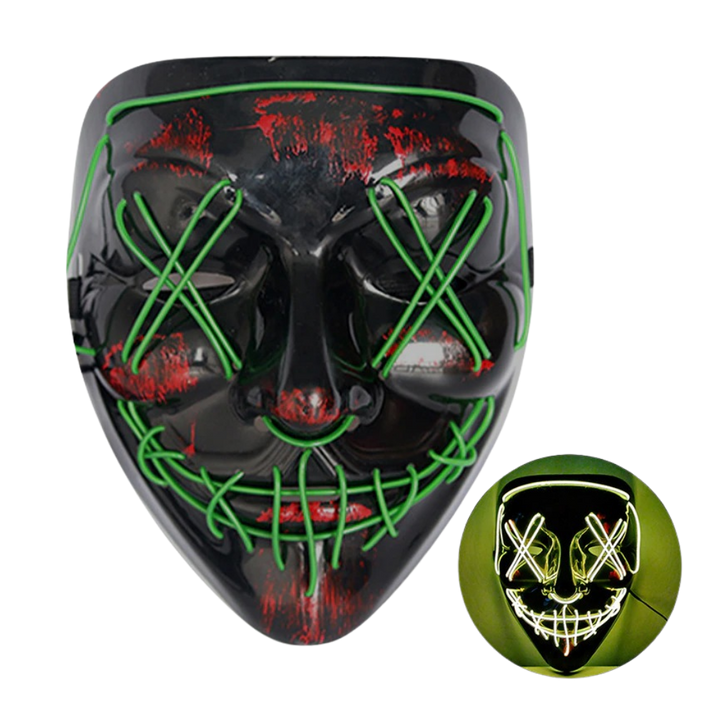 Neon-LED-Maske