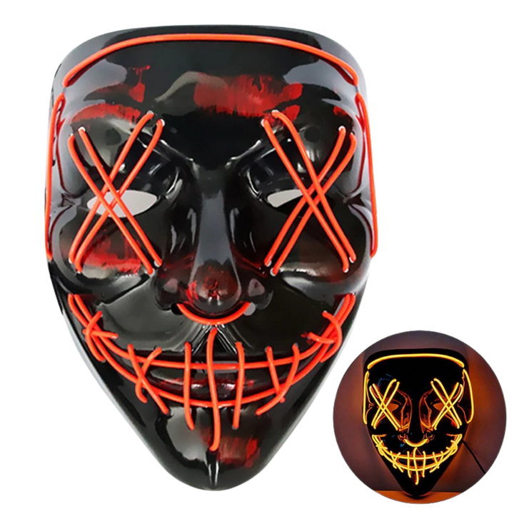 Neon-LED-Maske