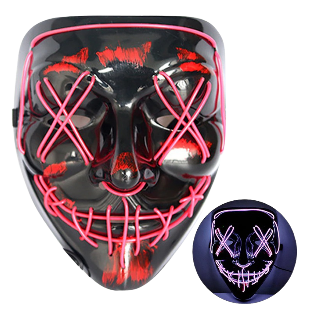 Neon-LED-Maske