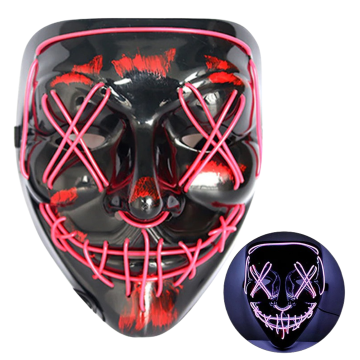 Neon-LED-Maske