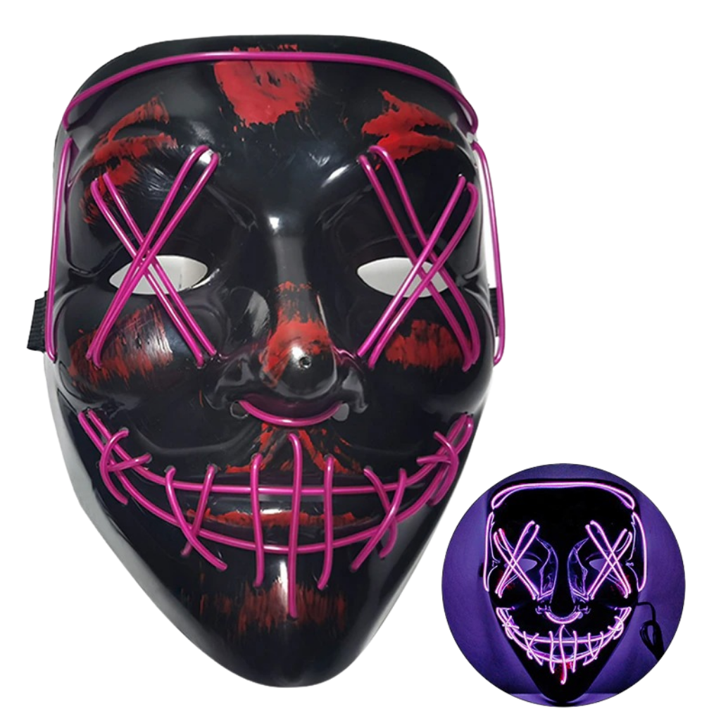 Neon-LED-Maske
