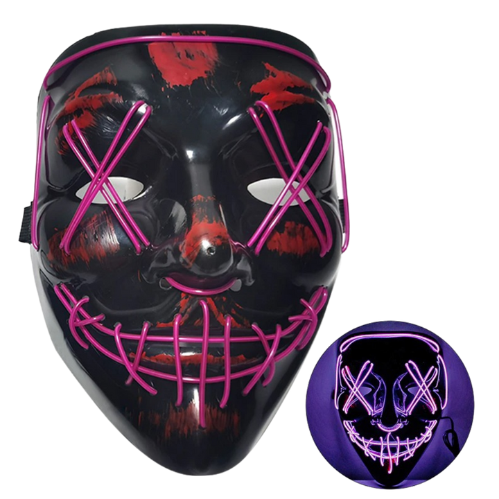 Neon-LED-Maske