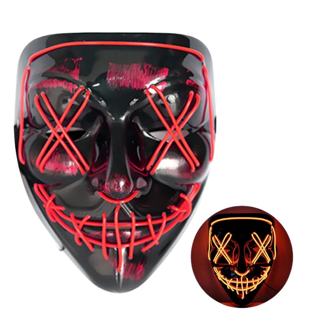 Neon-LED-Maske