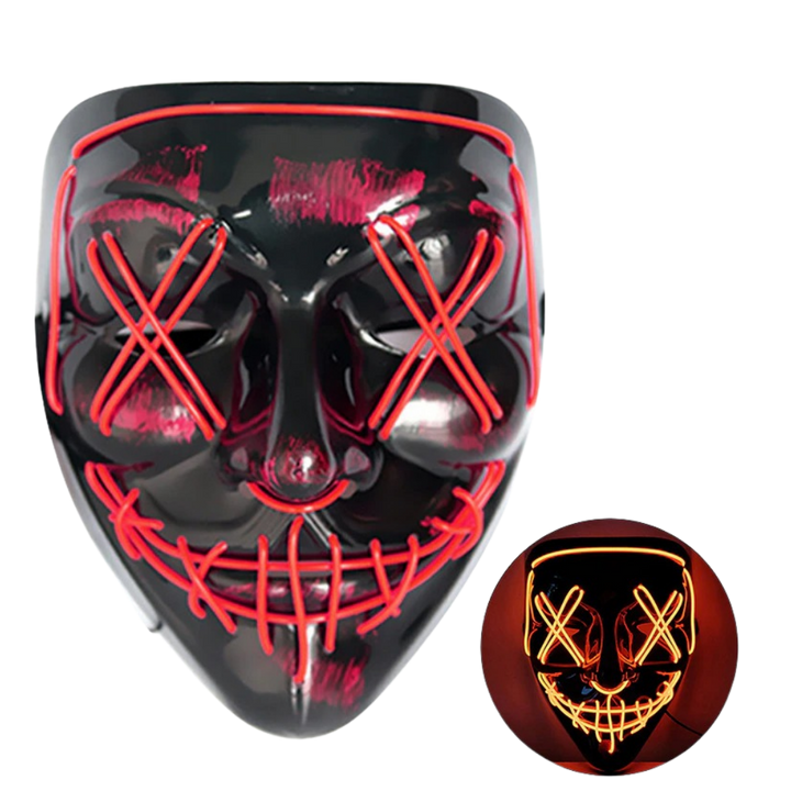 Neon-LED-Maske