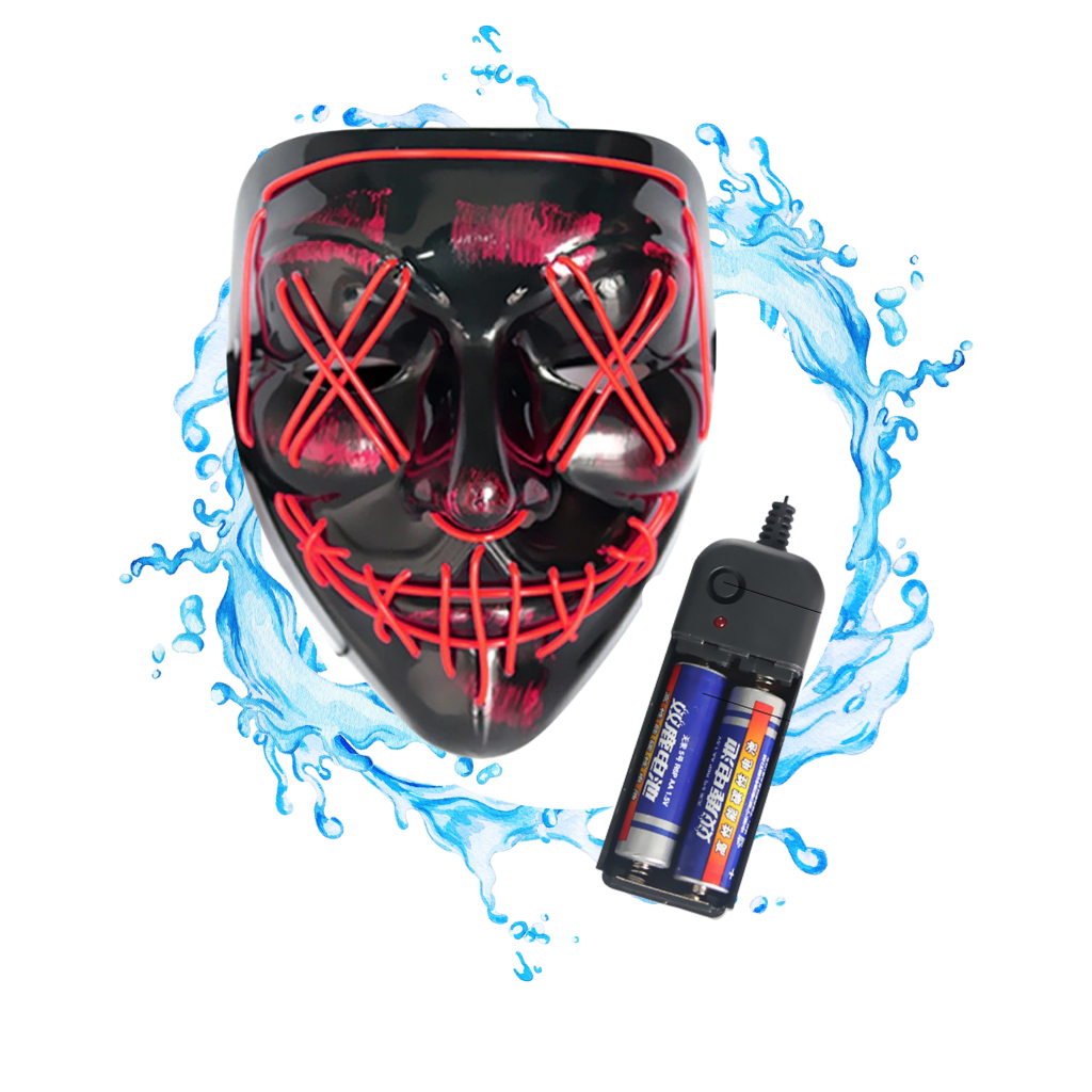 Neon-LED-Maske