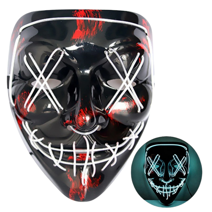 Neon-LED-Maske
