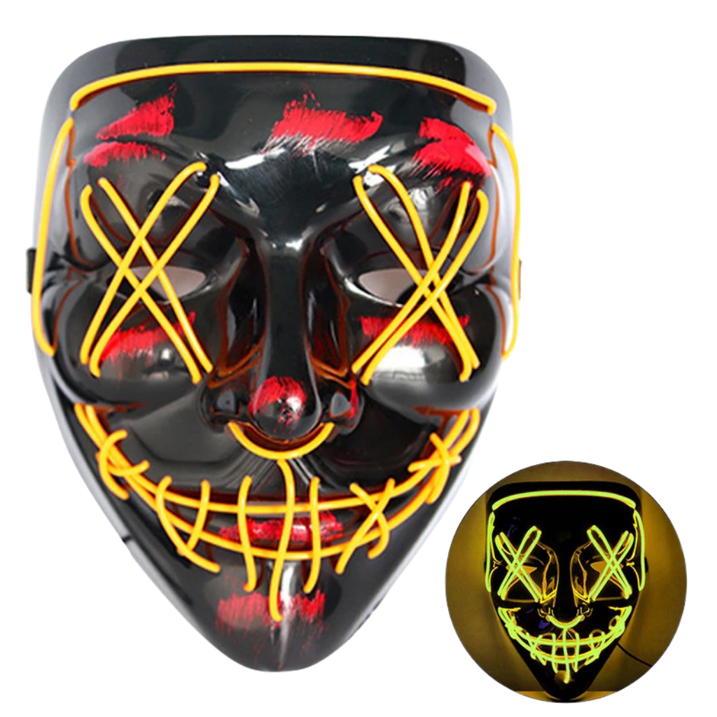 Neon-LED-Maske