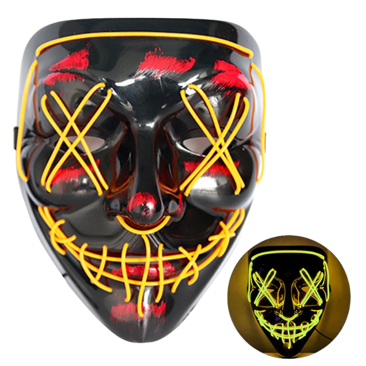 Neon-LED-Maske
