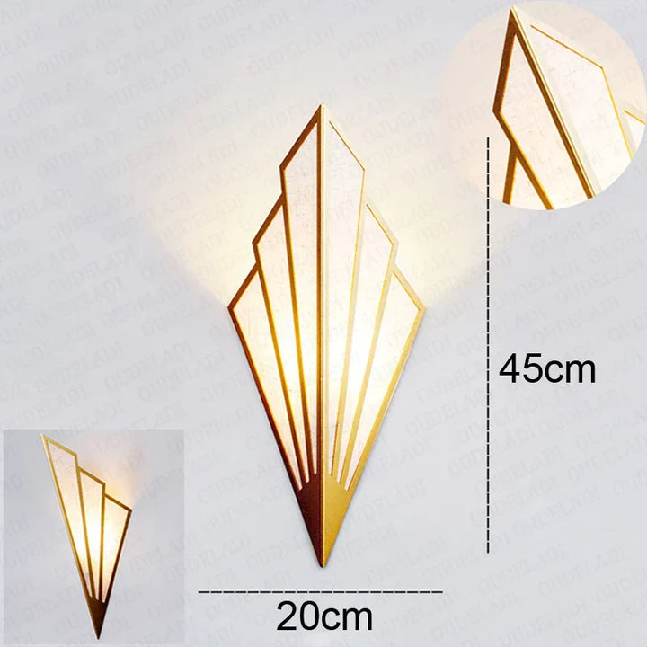 Art Deco Wandleuchte – Lampe für moderne Interieurs