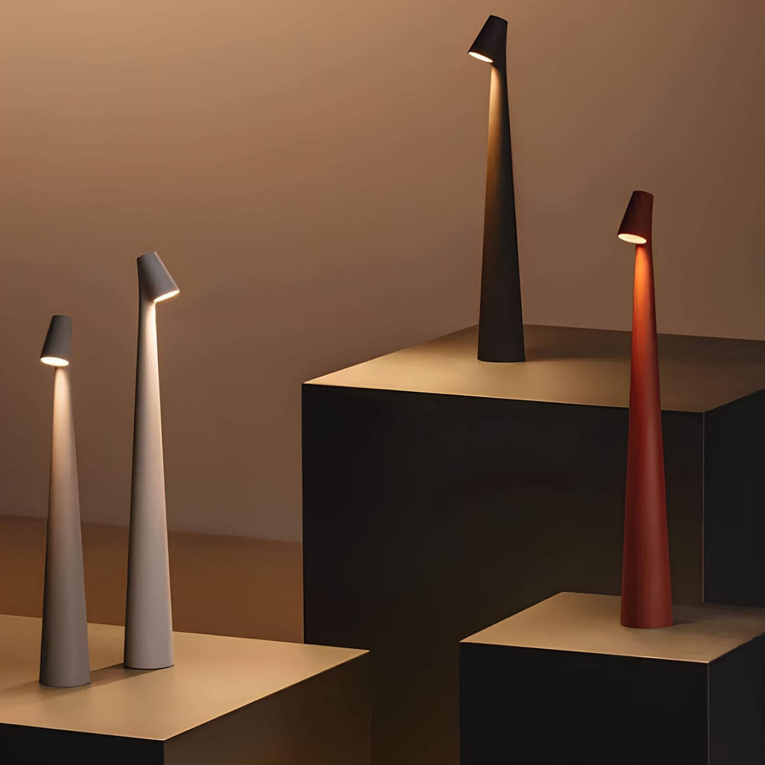 Skanto | Skanto Minimalistische LED-Tischlampe | Kabellos | Dimmbar | Leselampe | Esszimmerbeleuchtung