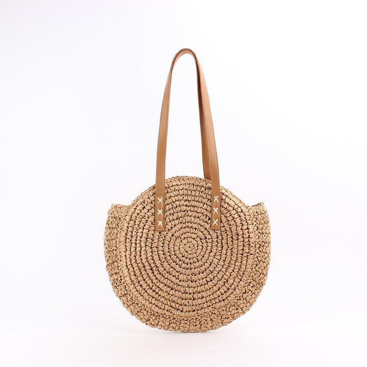 Handgemachte runde Strandtasche Skanto