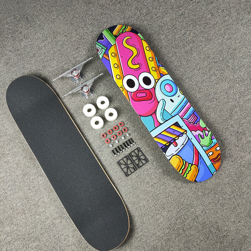 Grafisches Künstlerisches Skateboard Skanto