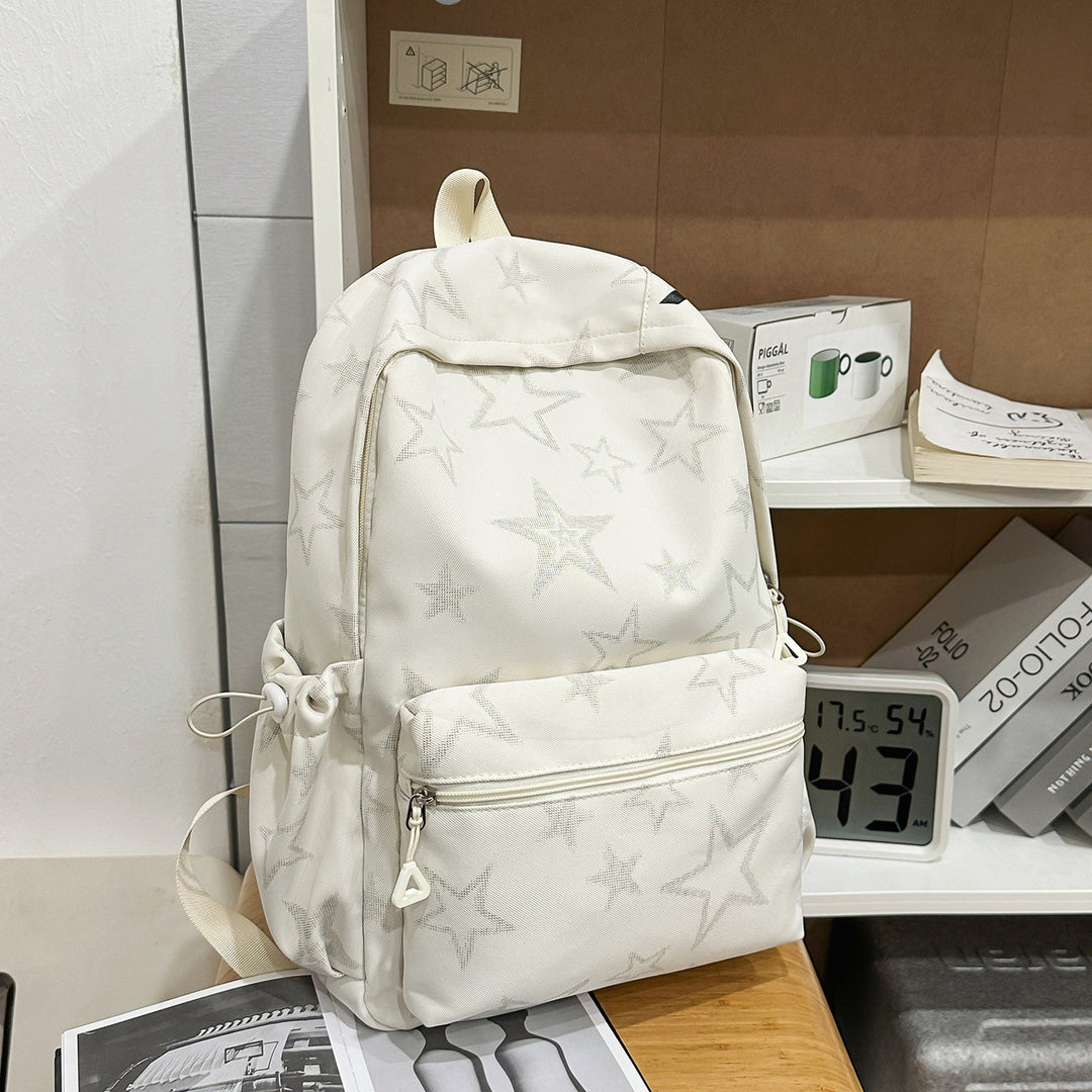Stylischer Freizeit-Schulrucksack mit Sternenverzierung Skanto