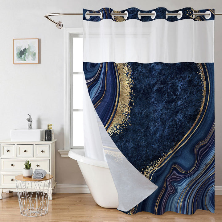 Eleganter Duschvorhang mit Marmordesign Skanto