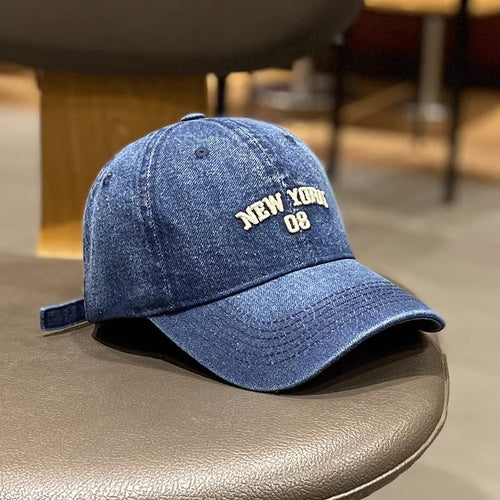 Damen Jeans-Baseballkappe im Vintage-Stil Skanto
