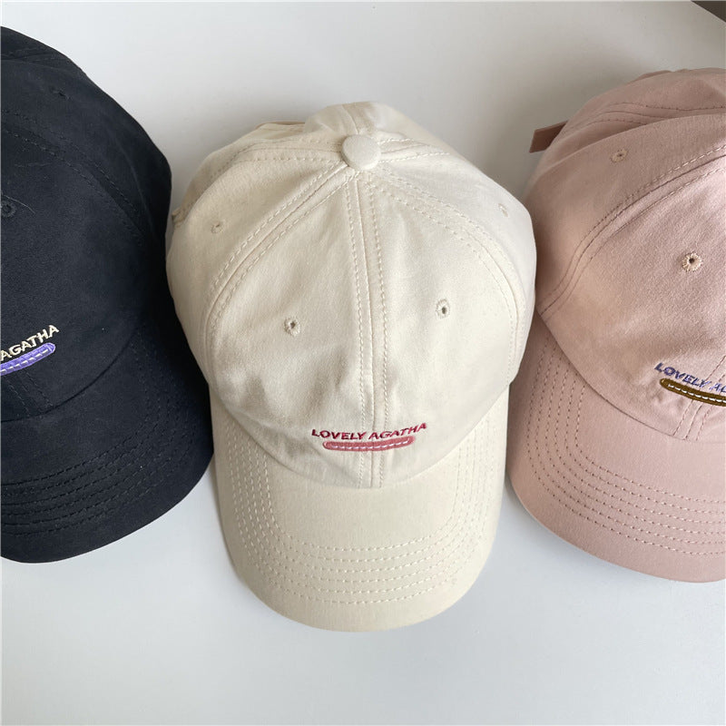 Damen Wildleder Baseballkappe mit Stickerei Skanto