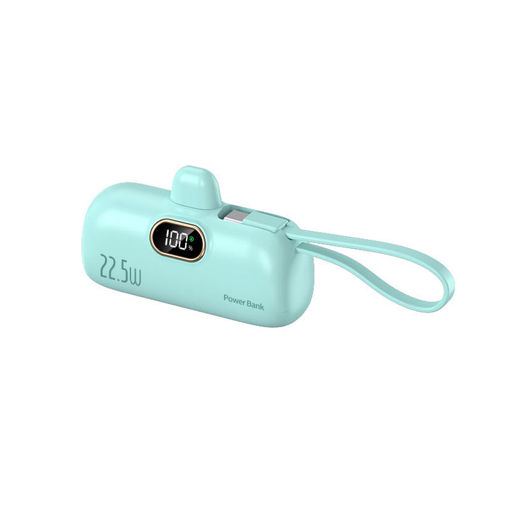 Tragbare Powerbank mit Schnellladetechnologie und Digitalanzeige Skanto