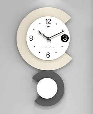 Skanto | Moderne LED-Lampe Stille Wanduhr für Wohnzimmer
