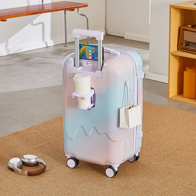 Damen Smart Tech Reisekoffer Skanto