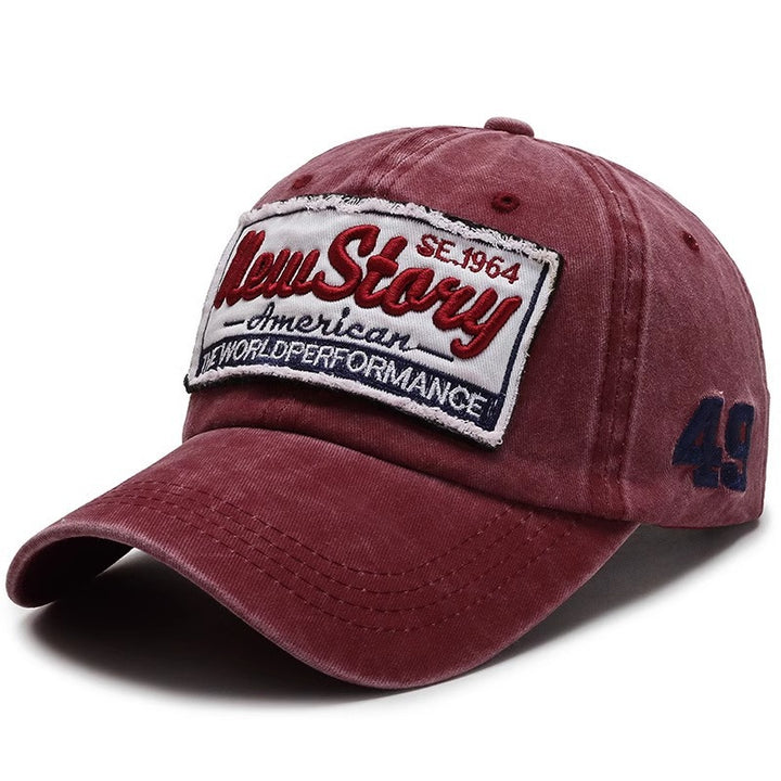 Lässige Herren-Cap im Vintage-Stil mit Stickerei Skanto