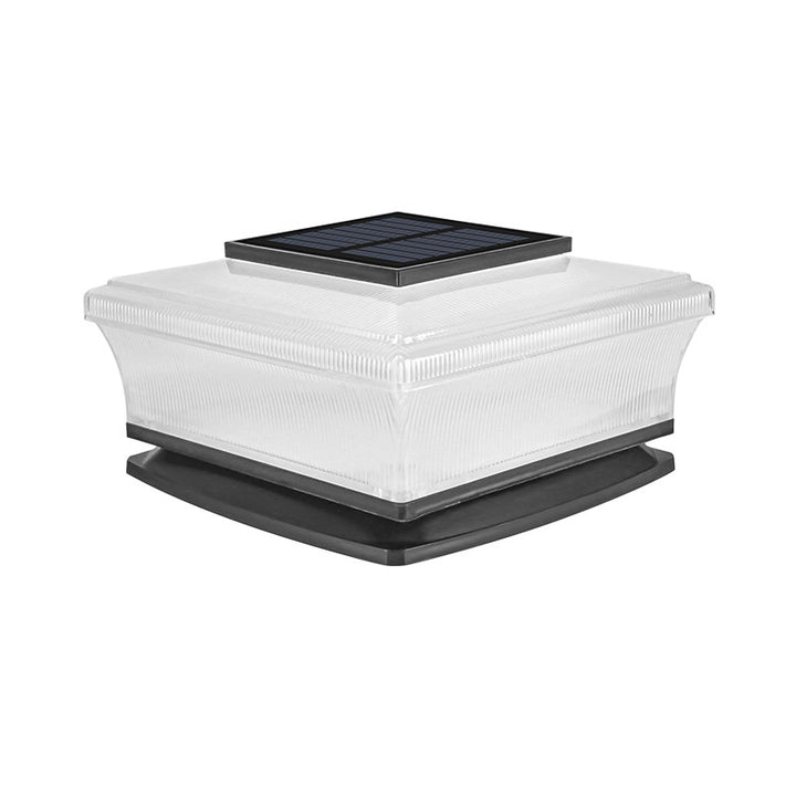 Skanto flache Solar-Deckpfostenkappe mit warmem Umgebungslicht Skanto