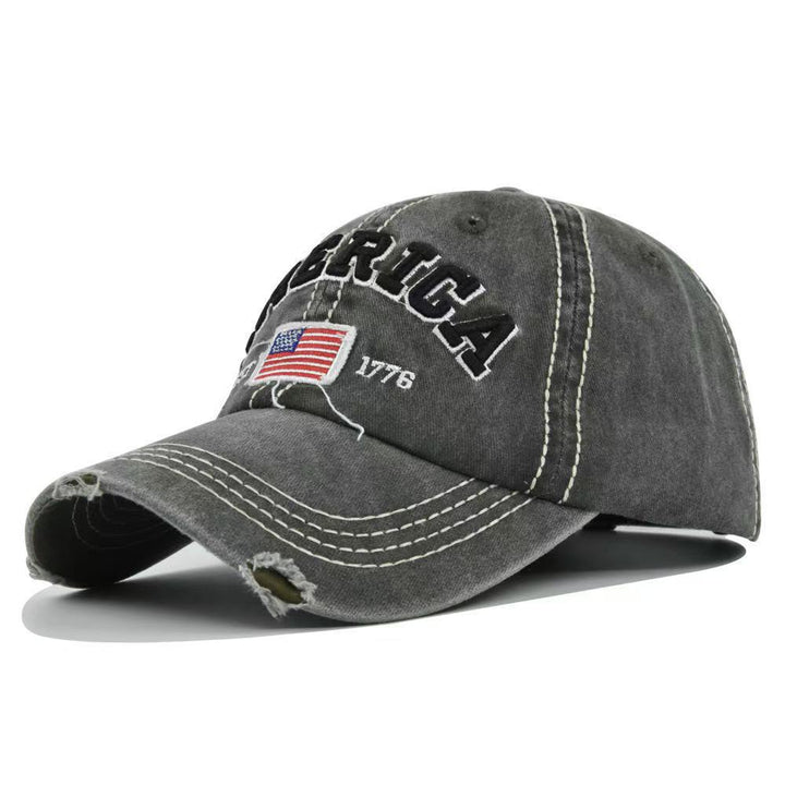 Unisex Distressed Baseballkappe im Vintage-Stil Skanto