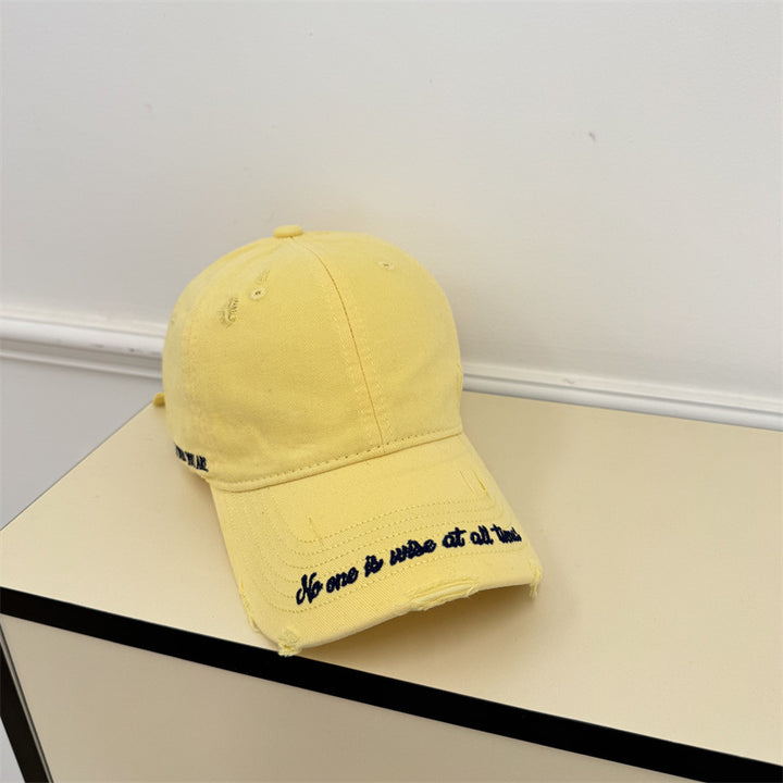 Vintage Distressed Baseballkappe für Herren Skanto