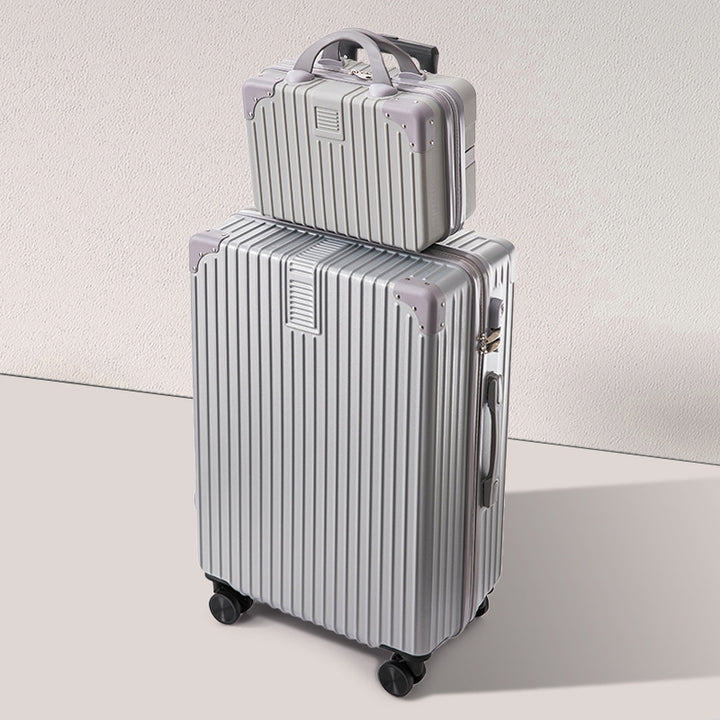 Unisex Robuster, erweiterbarer Hartschalen-Handgepäckkoffer Skanto